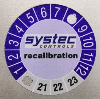 Systec rekalibration